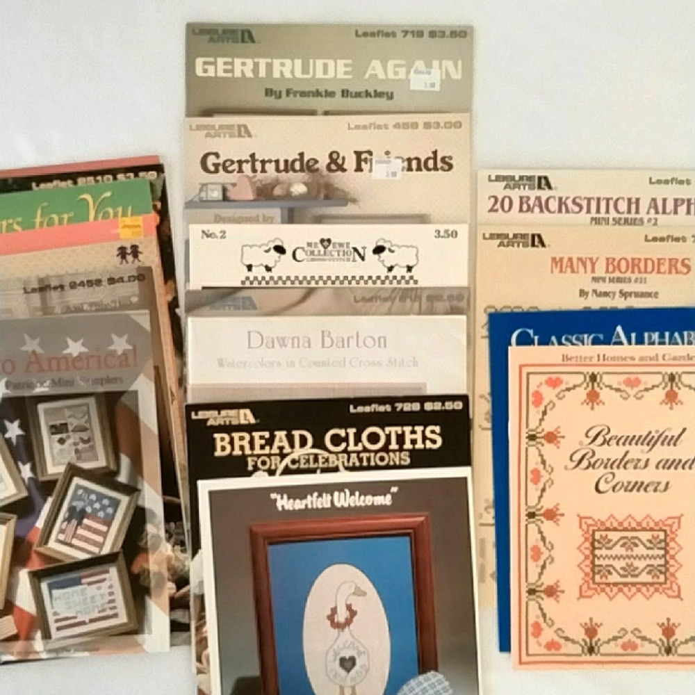 Cross Stitch Pattern Book Lot - Picture 2 of 5
